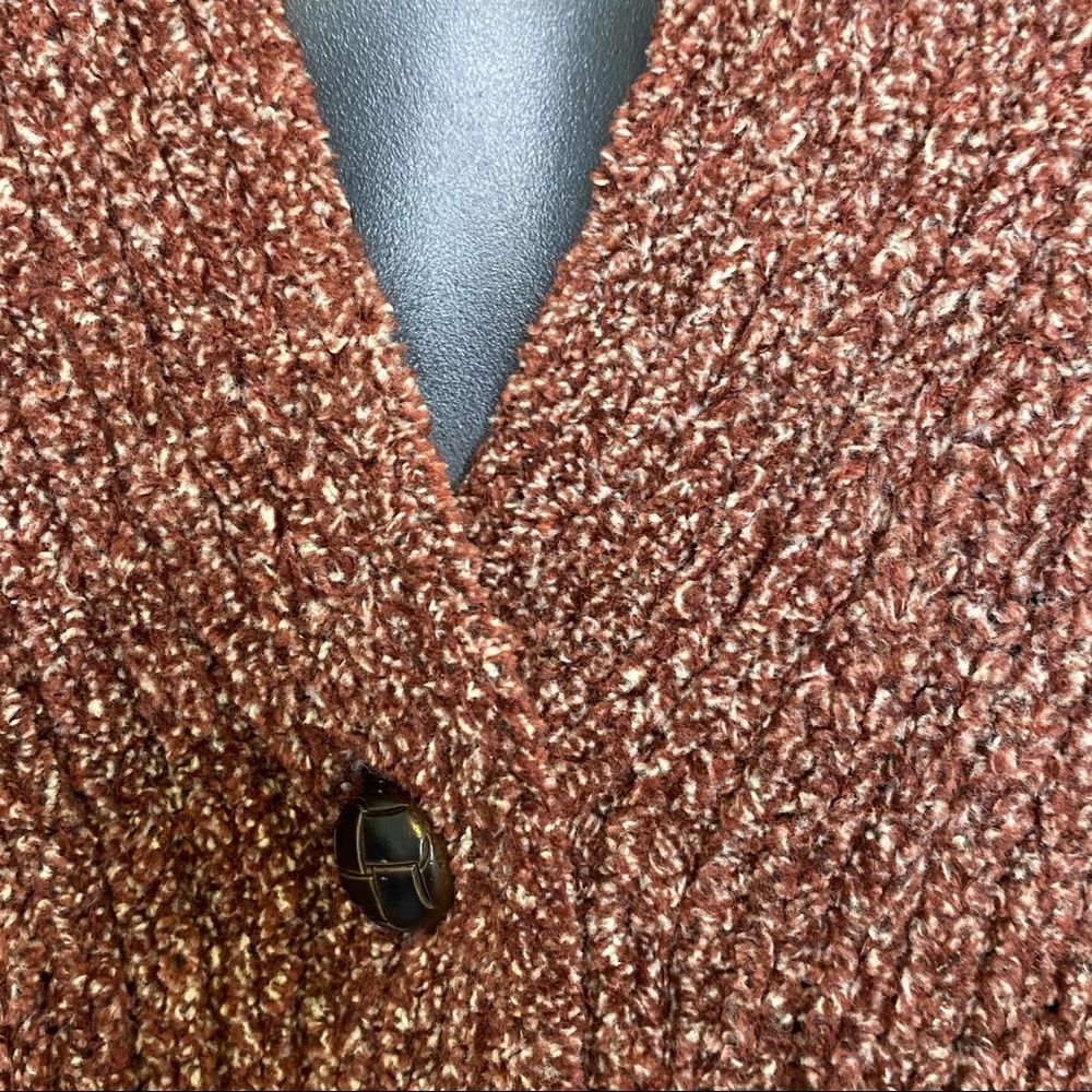 Vintage Studio Chenille Cardigan Small - Picture 2 of 6